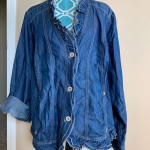 Lane Bryant Blue Jean Jacket
